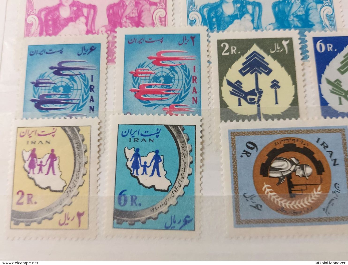 Iran Shah Pahlavi سری کامل تمبرهای یادگاری سال 1340  Commemorative Stamps Issued In Year 1961 - Irán