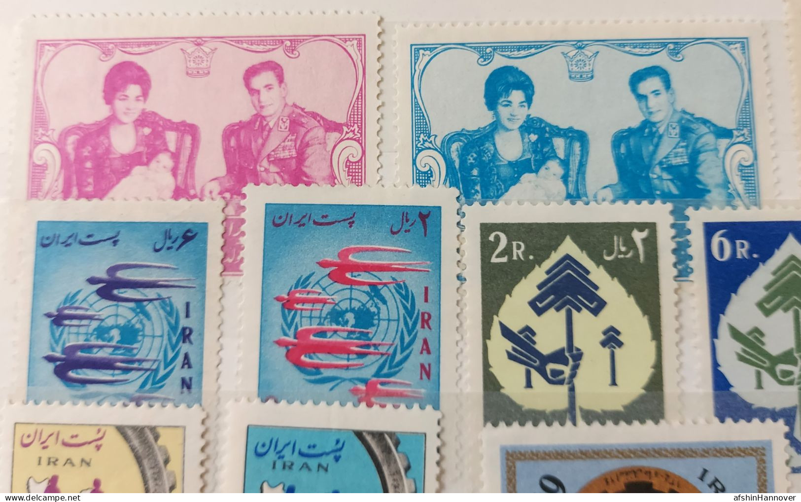 Iran Shah Pahlavi سری کامل تمبرهای یادگاری سال 1340  Commemorative Stamps Issued In Year 1961 - Iran