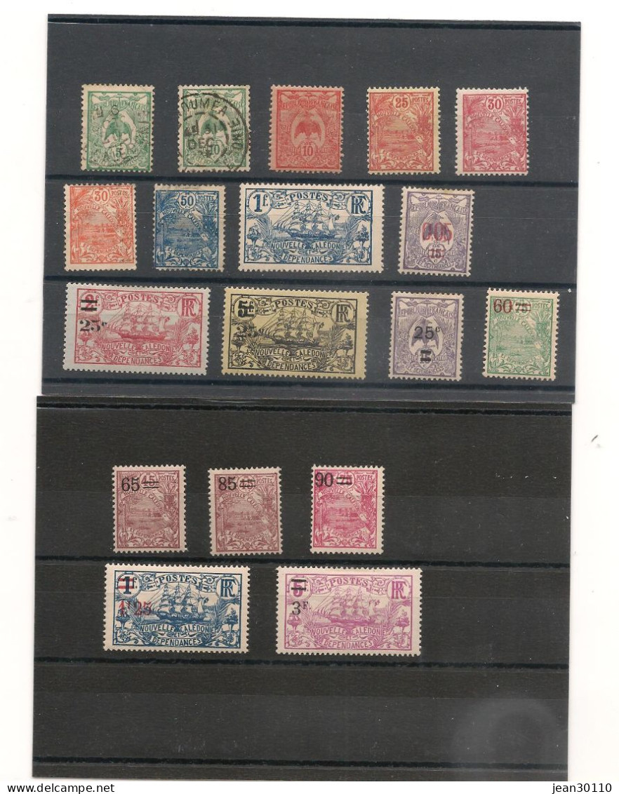 NOUVELLE CALÉDONIE 1922/27 LOT  Cote : 26,50 € - Unused Stamps