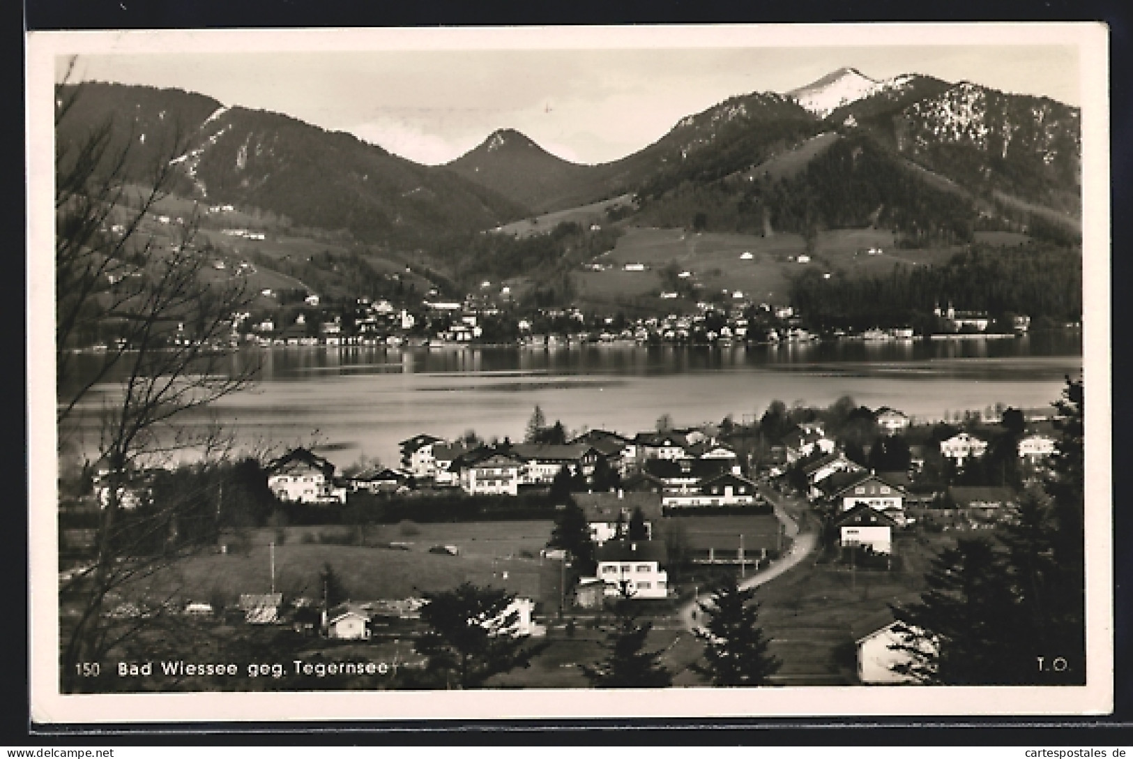 AK Bad Wiessee, Totale Des Ortes Gegen Tegernsee  - Tegernsee