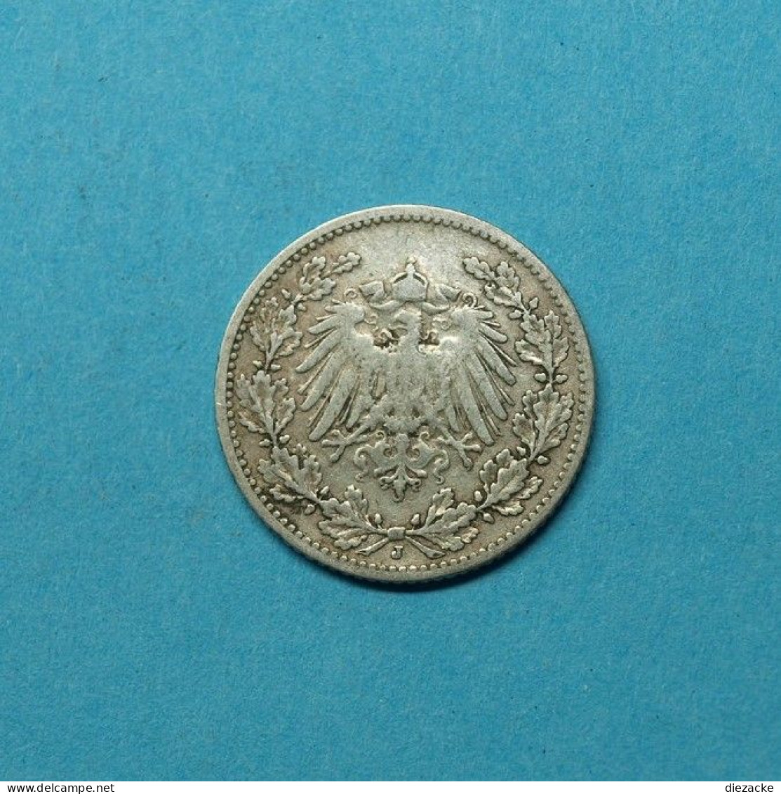 Deutsches Reich 1905 J 1/2 Mark Silber (M4821 - Autres & Non Classés