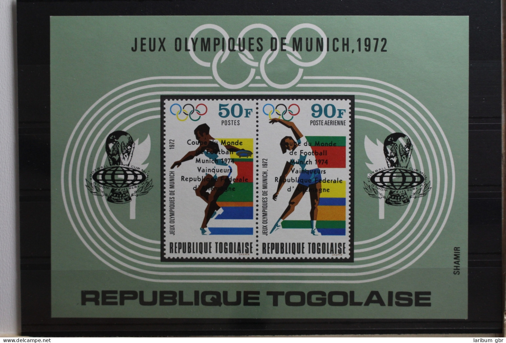 Togo Block 65 Mit 1068-1069 Postfrisch #TA238 - Togo (1960-...)