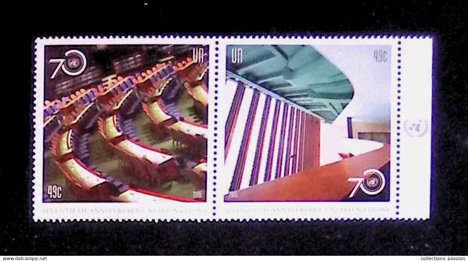 CL, Blocs & Feuillets, BLOCK, United Nations, New York, 2015, Seventieth Anniversary Of The United Nations, Neuf - Unused Stamps