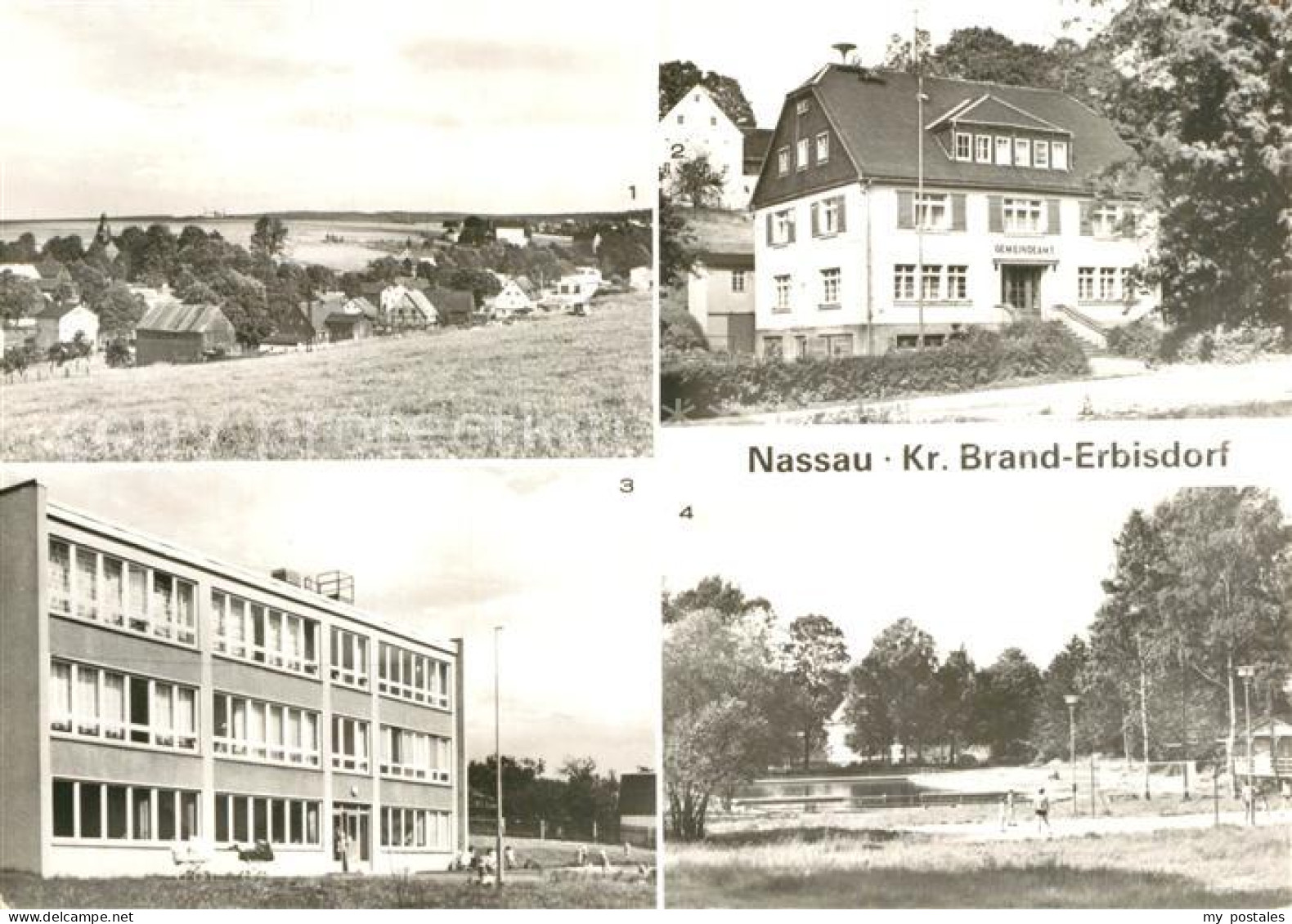 73593487 Nassau Brand-Erbisdorf Teilansicht Rat Der Gemeinde Kindergarten Freiba - Brand-Erbisdorf