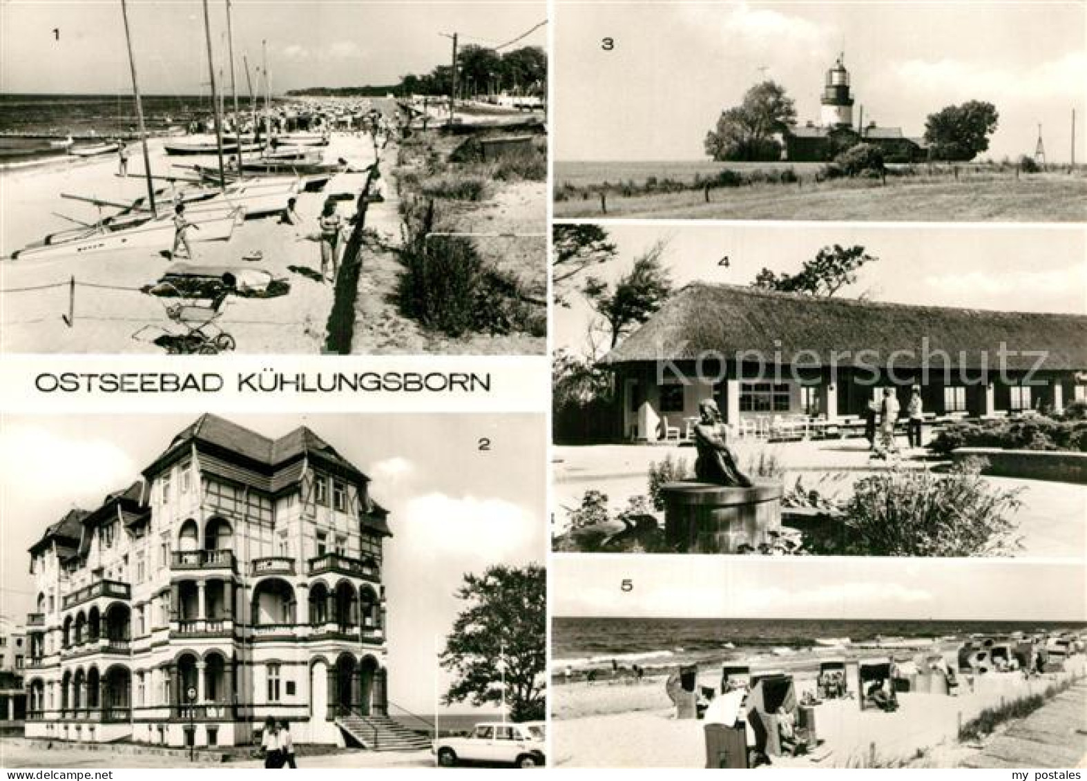 73593416 Kuehlungsborn Ostseebad Strand FDGB Erholungsheim Schloss Am Meer Leuch - Kuehlungsborn