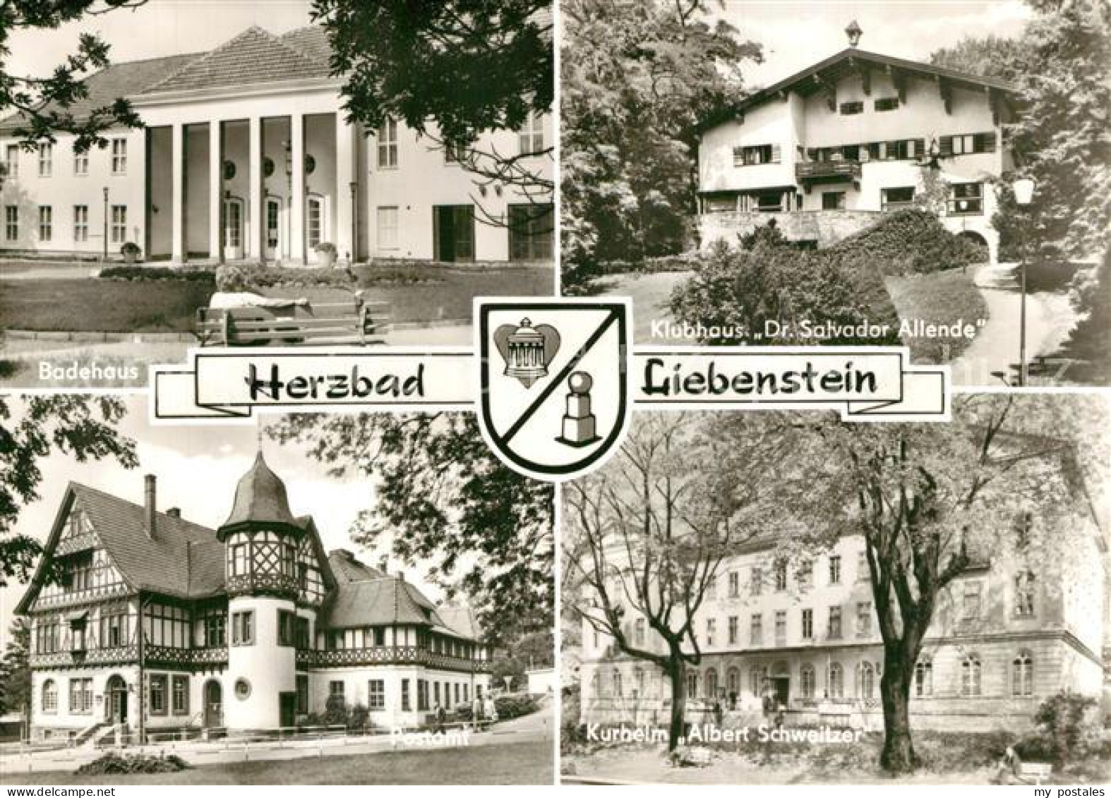 73593352 Bad Liebenstein Badehaus Klubhaus Dr Salvador Allende Postamt Kurheim A - Bad Liebenstein