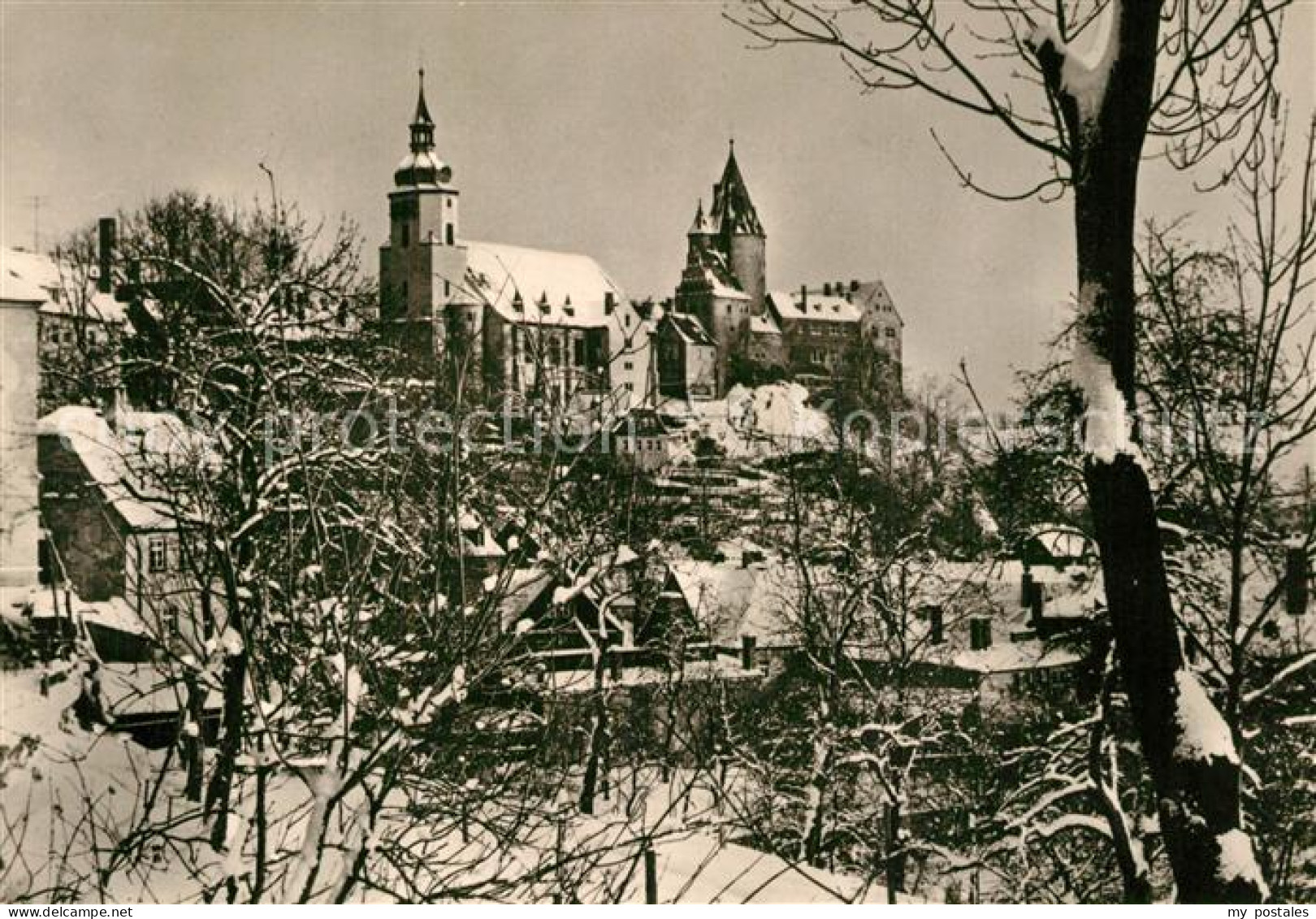 73593310 Schwarzenberg Erzgebirge Schlossberg Schloss Im Winter Schwarzenberg Er - Schwarzenberg (Erzgeb.)