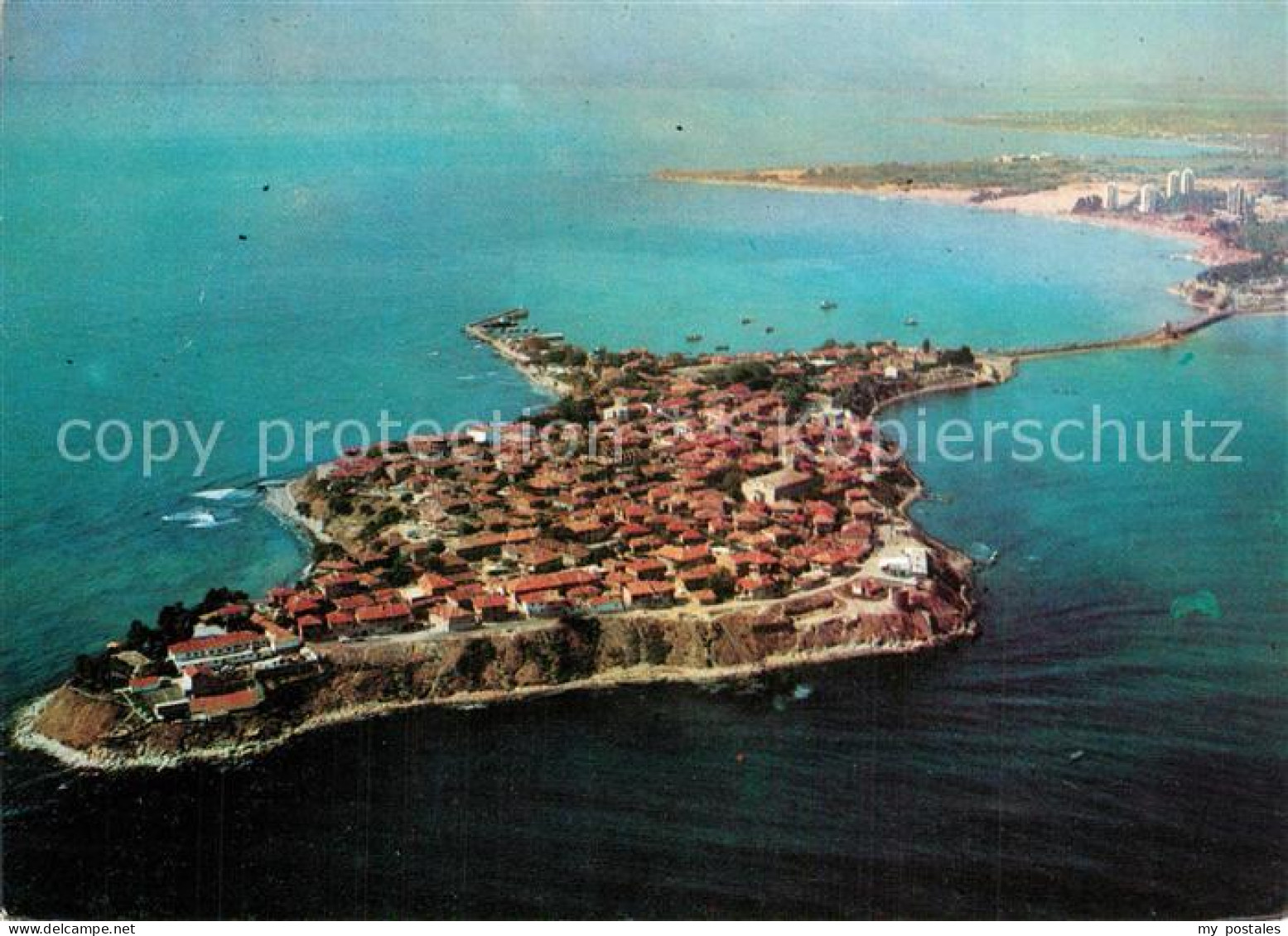 73592895 Nessebar Nessebyr Nessebre Fliegeraufnahme  - Bulgarie