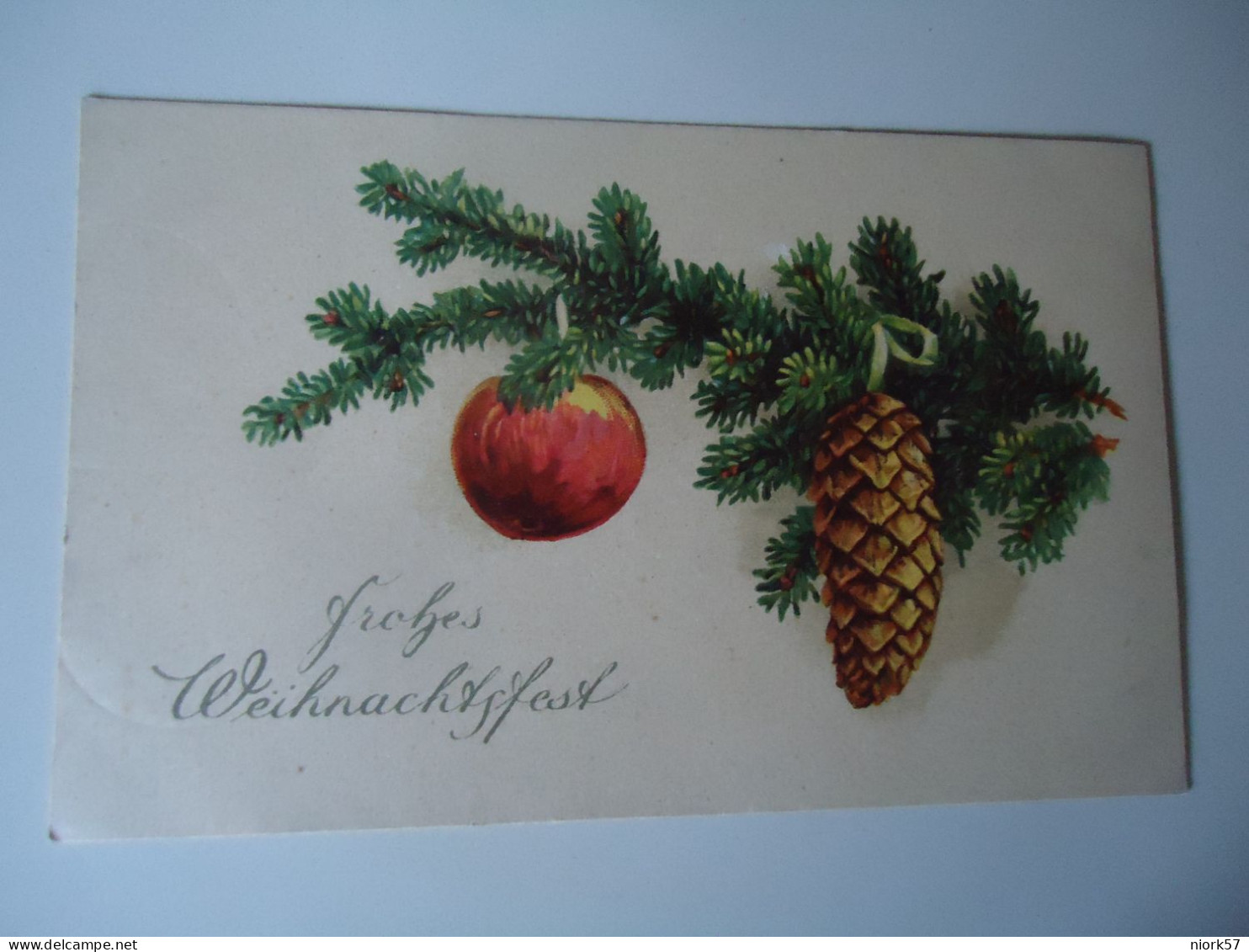 GERMANY    POSTCARDS 1912  NEW YEAR TREE  PURHASES 10% DISCOUNT - Other & Unclassified