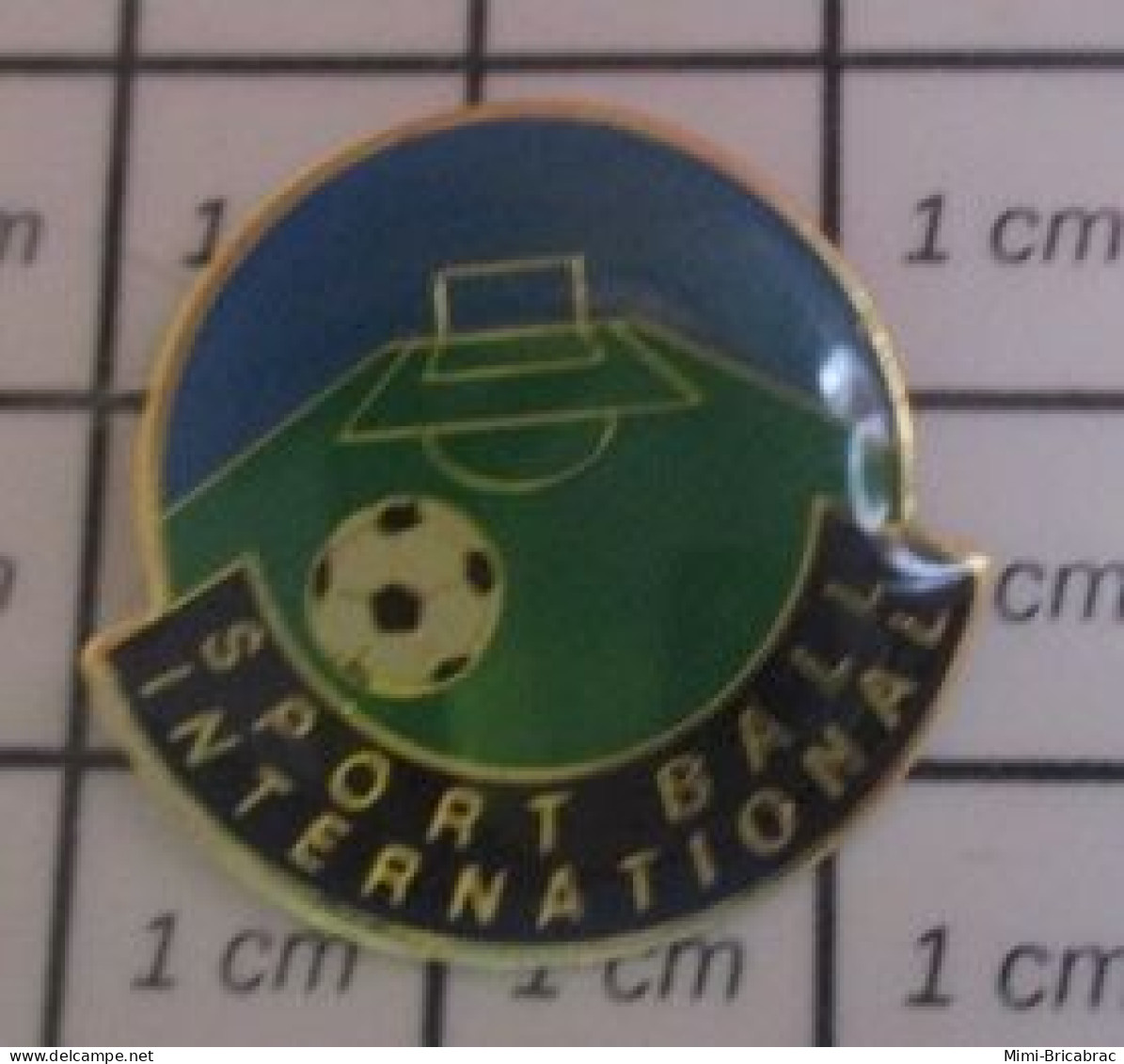 619 Pin's Pins / Beau Et Rare / SPORTS / SPORT BALL INTERNATIONAL ça S'appellerait Pas Le Football ? - Football