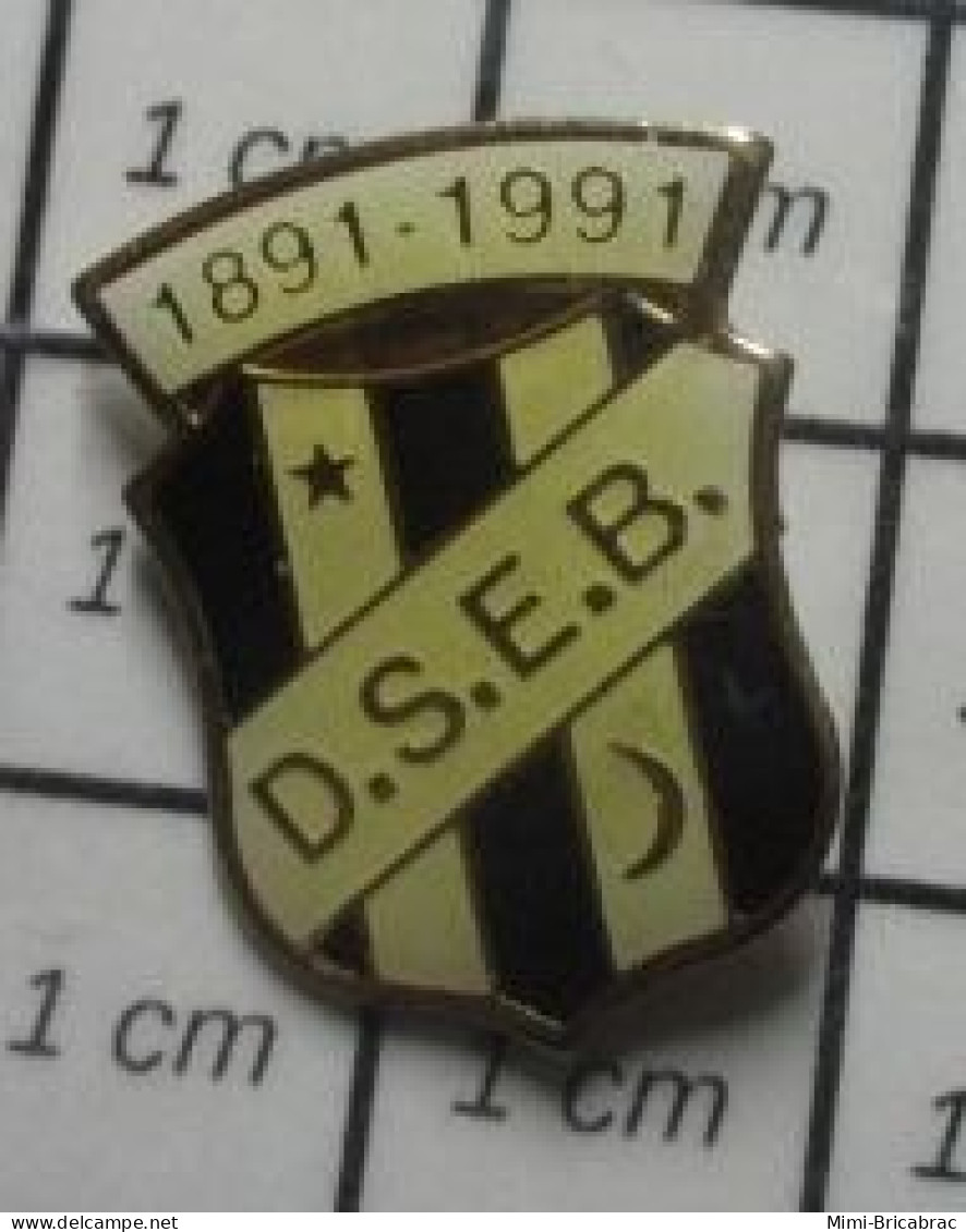 511A Pin's Pins / Beau Et Rare / SPORTS / CLUB SPORTIF DSEB 1891 1991 BLASON ECUSSON ARMOIRIES - Autres & Non Classés