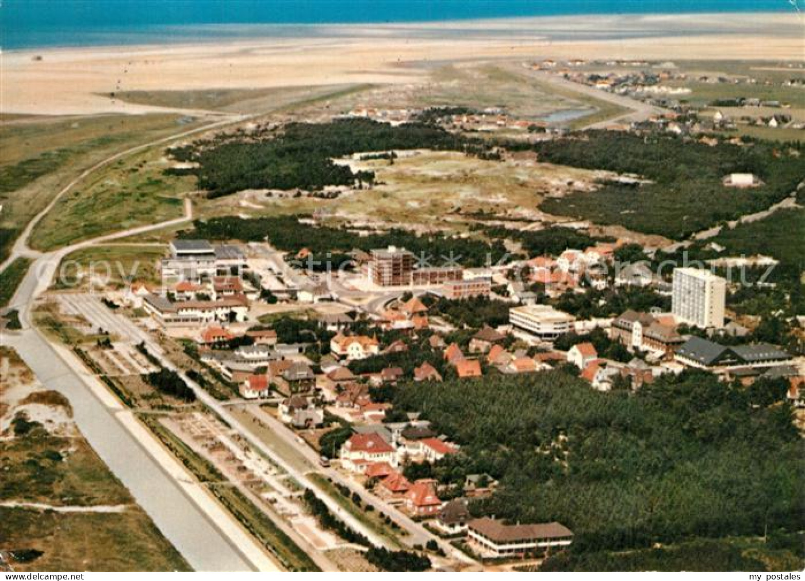 73592262 St Peter-Ording Fliegeraufnahme Mit Strand Schwefelbad  St Peter-Ording - St. Peter-Ording