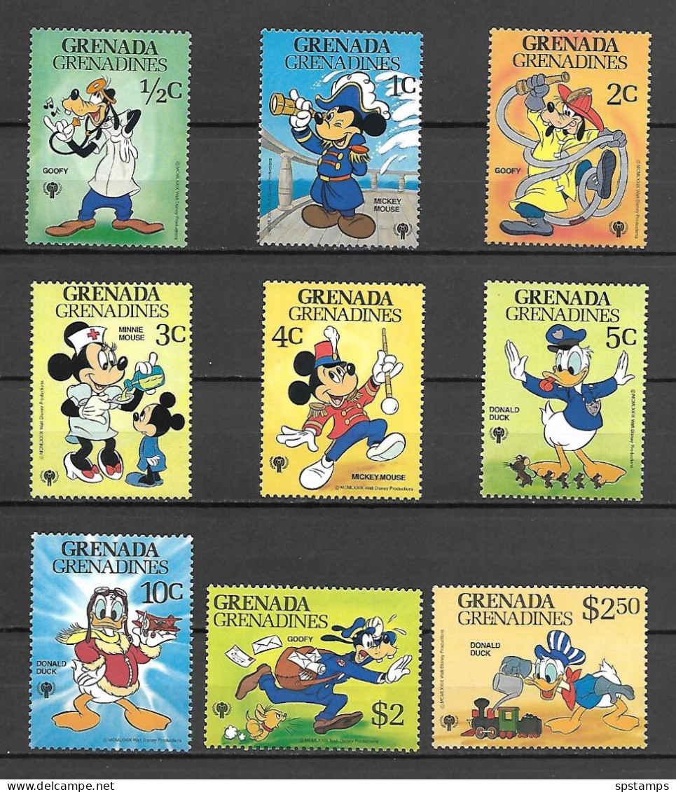 Disney Set Grenada Gr 1979 International Year Of The Child MNH - Disney