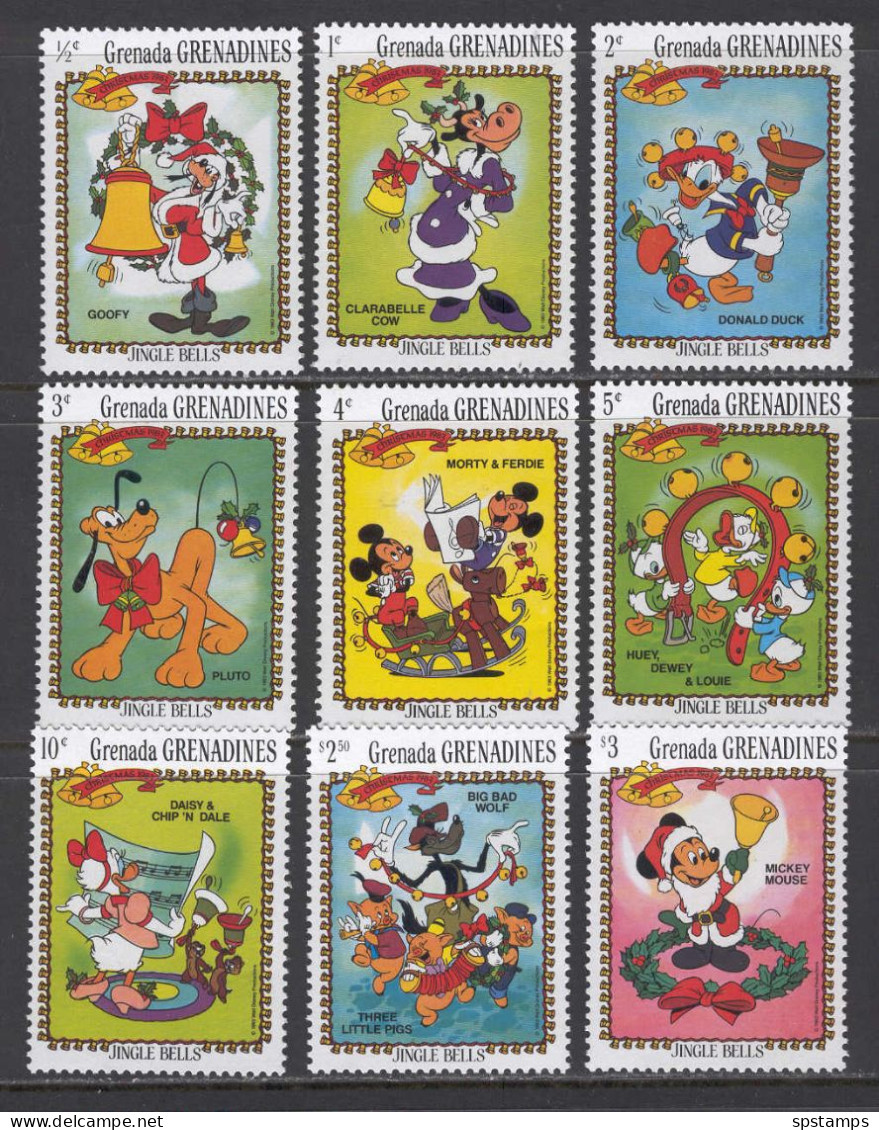 Disney Set Grenada Gr 1983 Christmas MNH - Disney