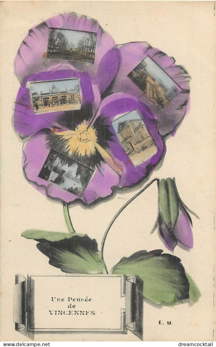 (S) Superbe LOT N°15 De 50 Cartes Postales Anciennes Fantaisies Fleurs, Soldats, Portraits Photo, Fêtes, Paysages, Amour - 5 - 99 Postkaarten
