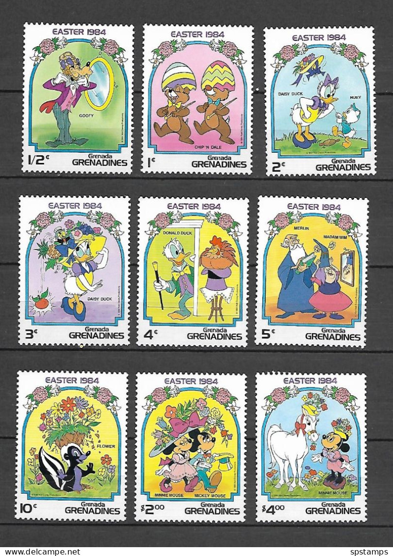 Disney Set Grenada Gr 1984 Easter MNH - Disney