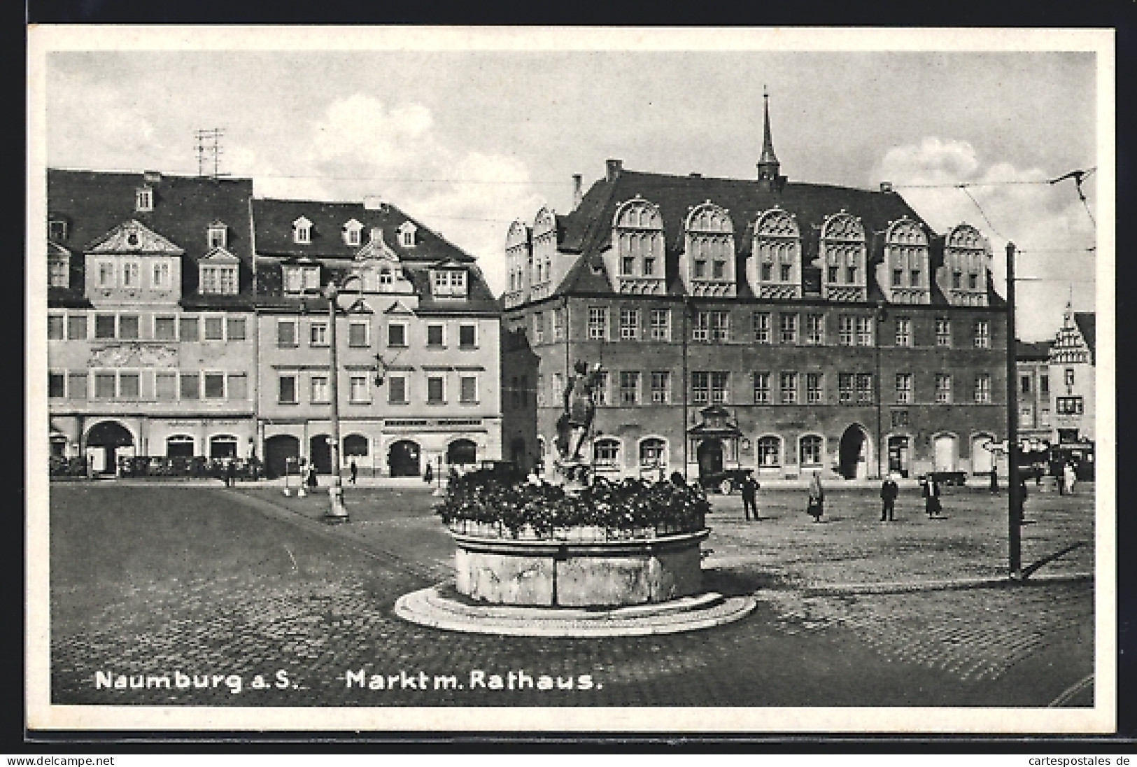 AK Naumburg / Saale, Markt Mit Rathaus  - Naumburg (Saale)