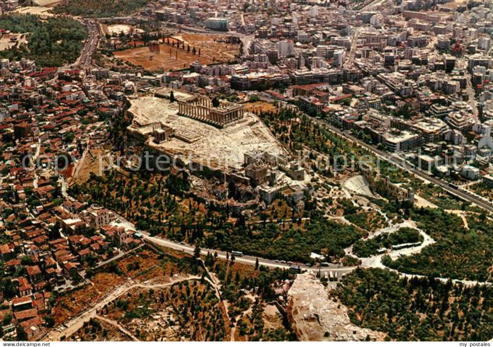 73591118 Athenes Athen Fliegeraufnahme Acropolis Athenes Athen - Greece