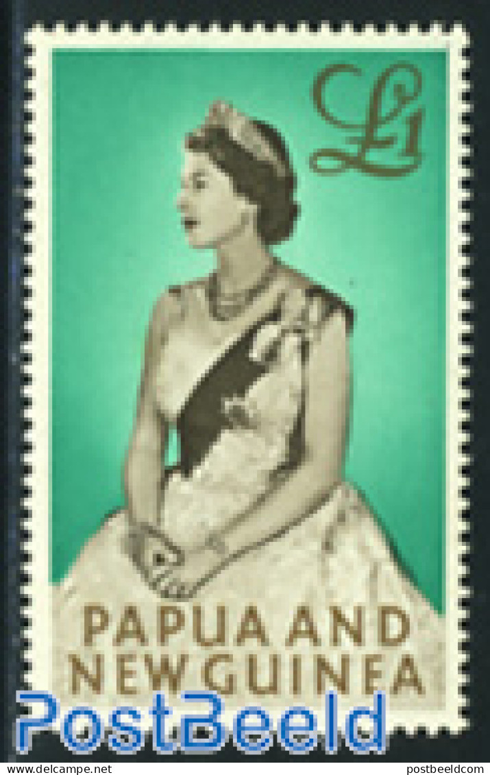Papua New Guinea 1963 1Pound, Stamp Out Of Set, Mint NH - Papua New Guinea