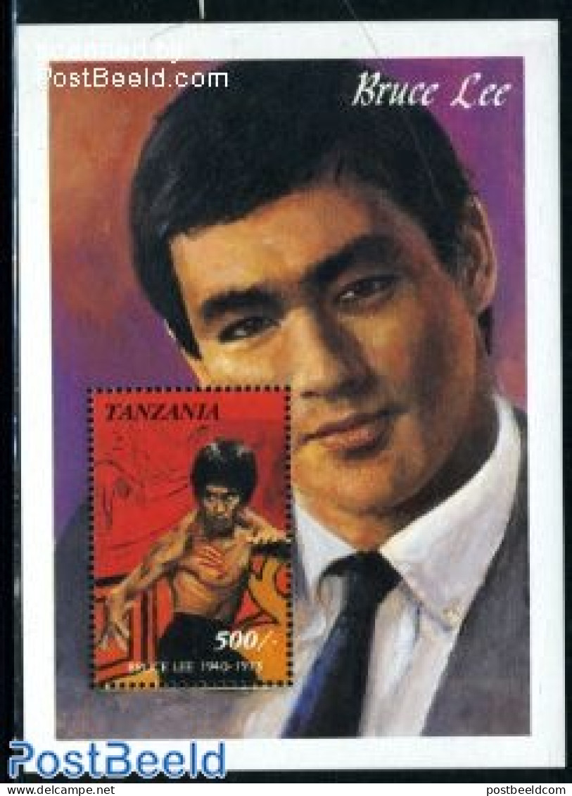 Tanzania 1992 Bruce Lee S/s, Mint NH, Performance Art - Movie Stars - Actores