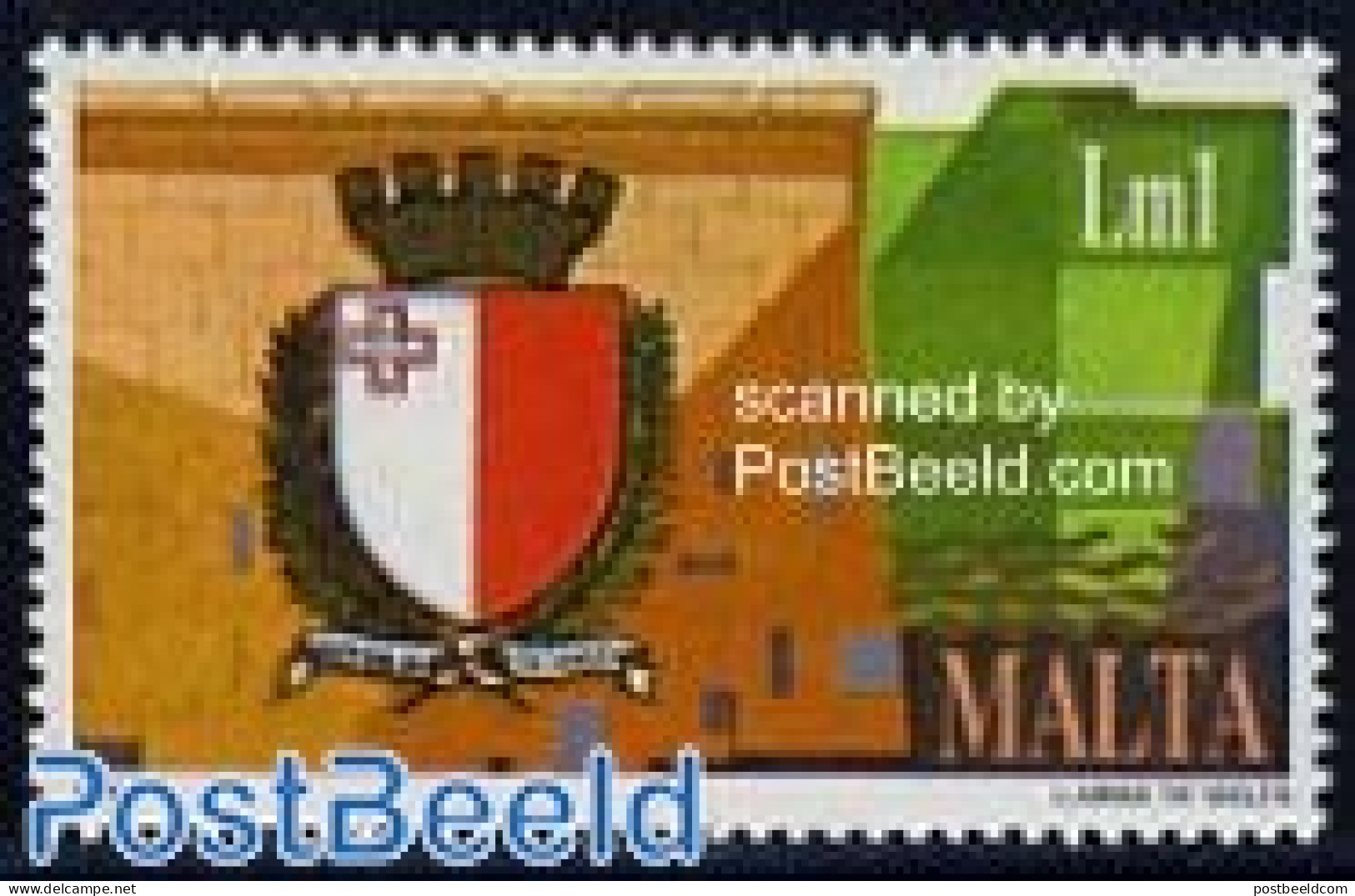 Malta 1989 New National Coat Of Arms 1v, Mint NH, History - Coat Of Arms - Malta