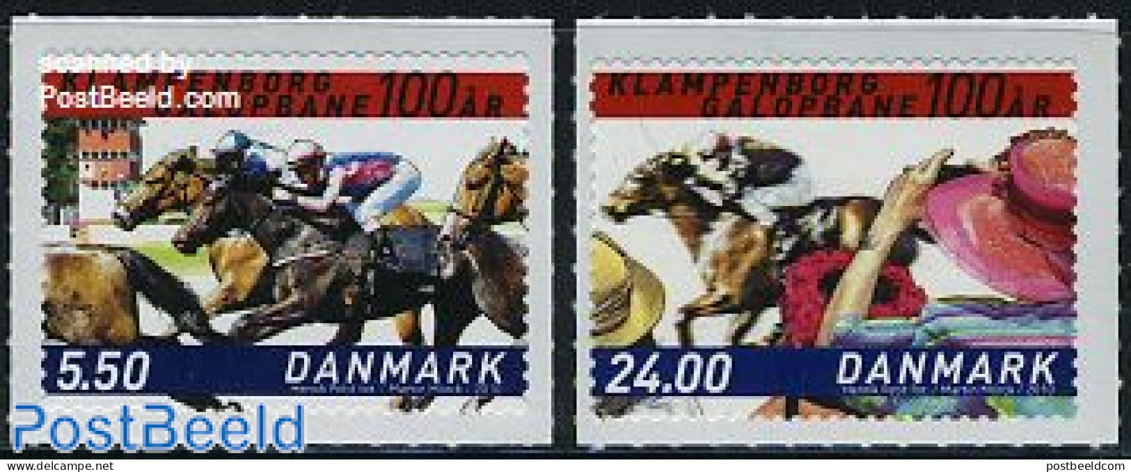 Denmark 2010 Klampenborg Horseracing Track 2v S-a, Mint NH, Nature - Sport - Horses - Sport (other And Mixed) - Ungebraucht