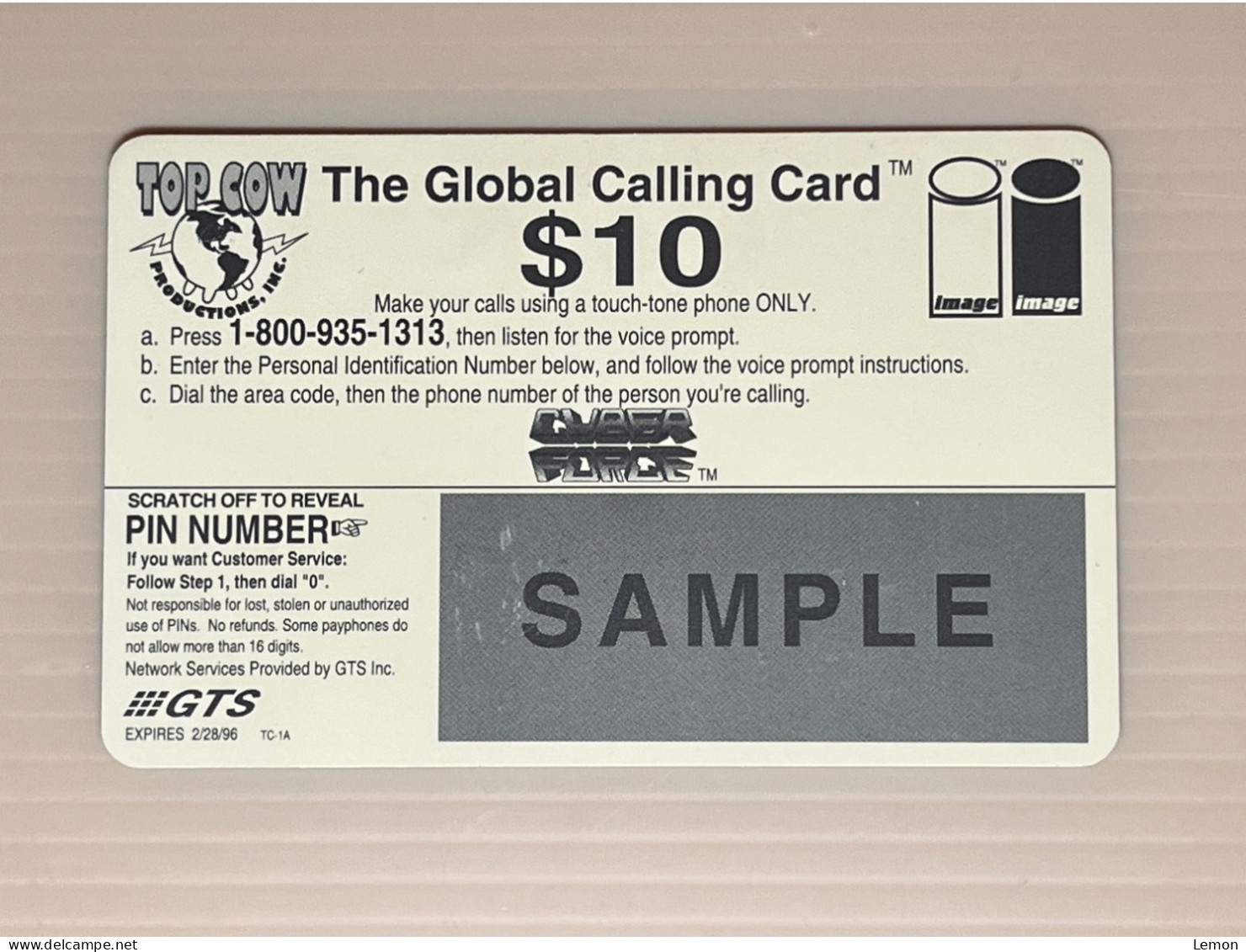 Mint USA UNITED STATES America Prepaid Telecard Phonecard, Marvel - CyberForce 1 Sample Card, Set Of 1 Mint Card - Altri & Non Classificati
