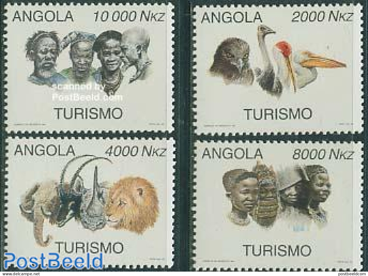 Angola 1994 Tourism 4v, Mint NH, History - Nature - Animals (others & Mixed) - Birds - Angola