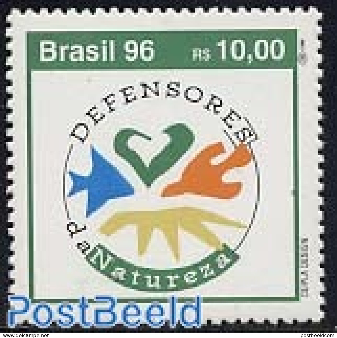 Brazil 1996 Nature Protection 1v, Mint NH, Nature - Environment - Fish - Nuevos