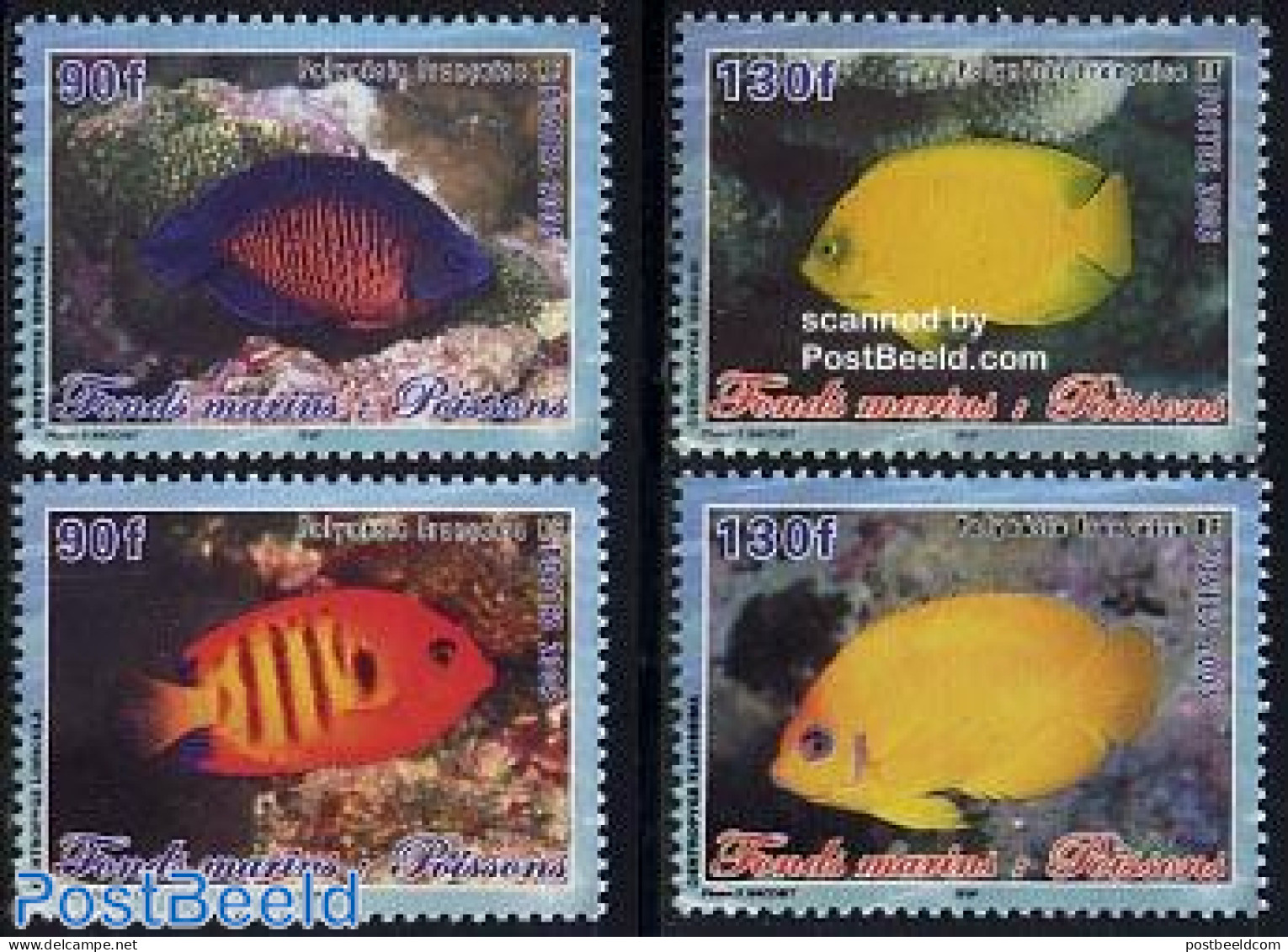French Polynesia 2005 Marine Life, Fish 4v, Mint NH, Nature - Fish - Nuovi