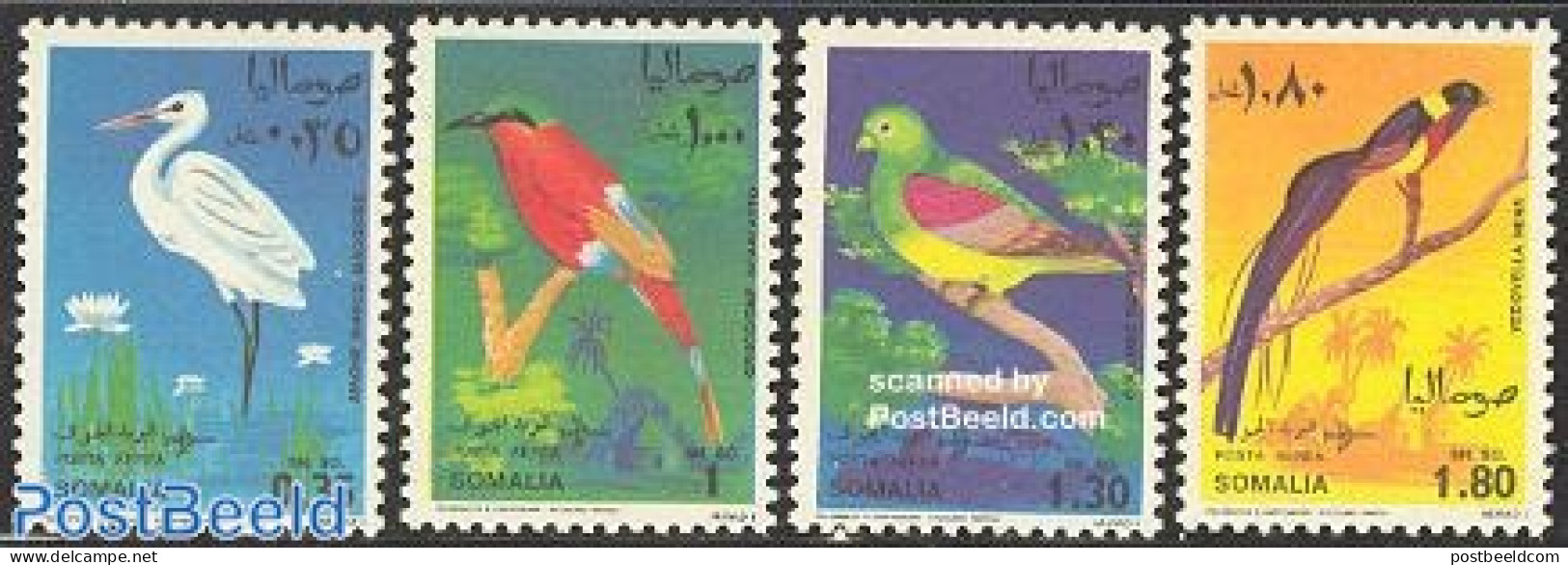 Somalia 1968 Birds 4v, Mint NH, Nature - Birds - Somalië (1960-...)
