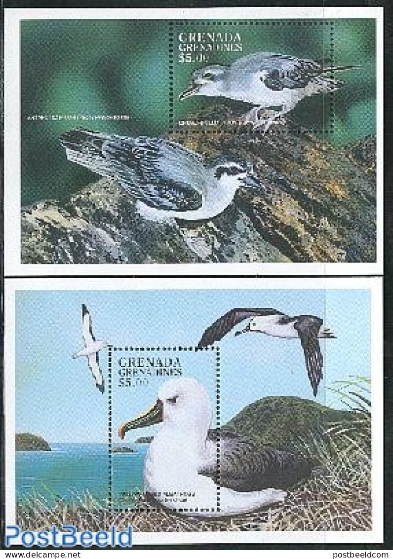 Grenada Grenadines 1998 Sea Birds 2 S/s, Mint NH - Grenada (1974-...)