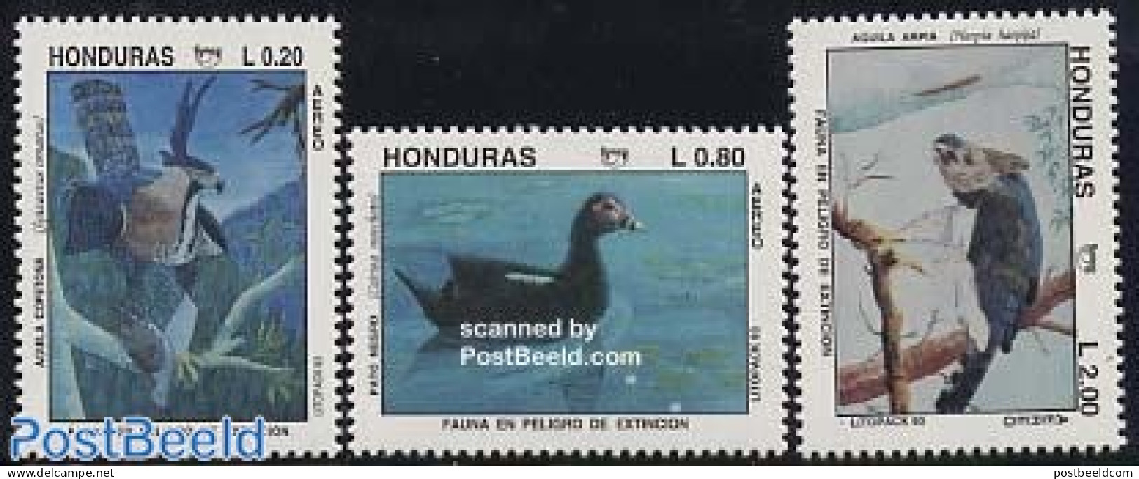 Honduras 1993 Birds 3v, Mint NH, Nature - Birds - U.P.A.E. - Honduras