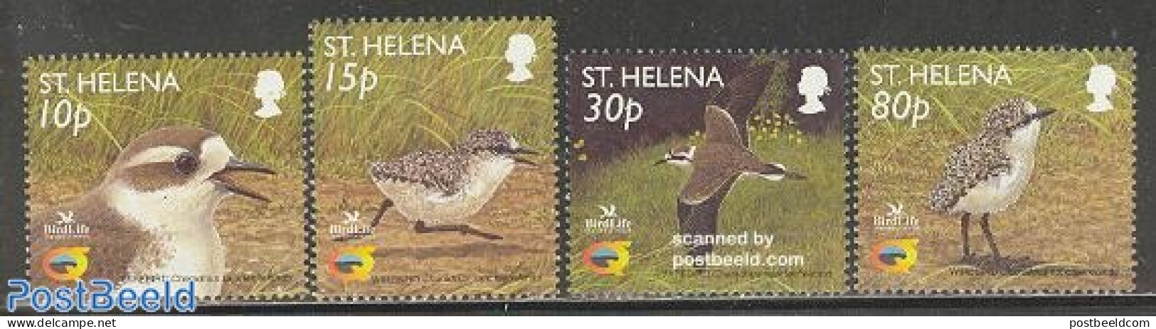 Saint Helena 2002 Bird Life 4v, Mint NH, Nature - Bird Life Org. - Birds - Saint Helena Island