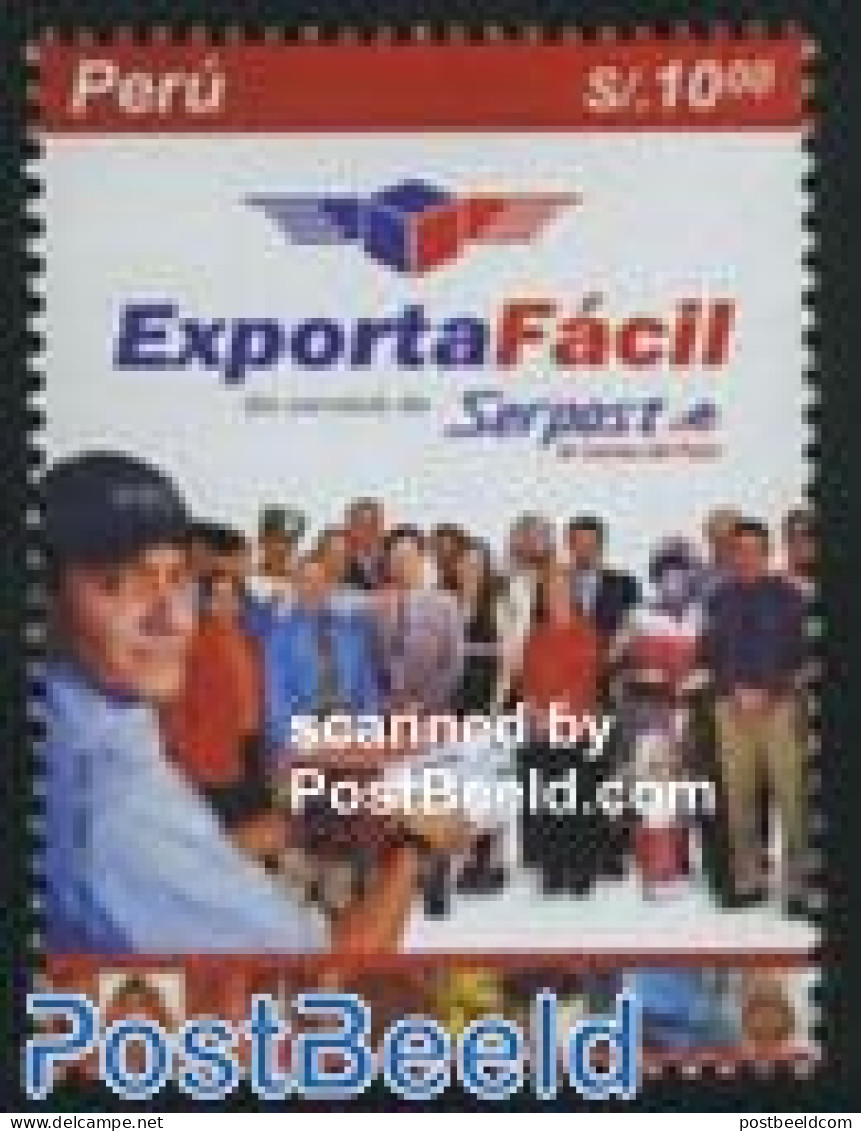 Peru 2008 Exporta Facil 1v, Mint NH, Various - Export & Trade - Factories & Industries
