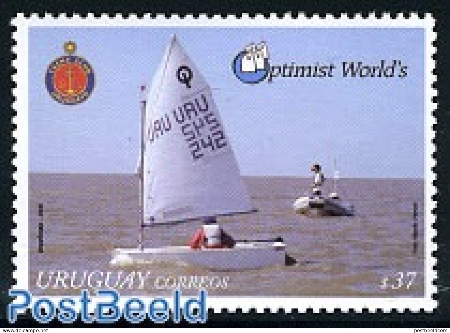 Uruguay 2006 Optimist Worlds Yacht Club 1v, Mint NH, Sport - Transport - Sailing - Ships And Boats - Segeln