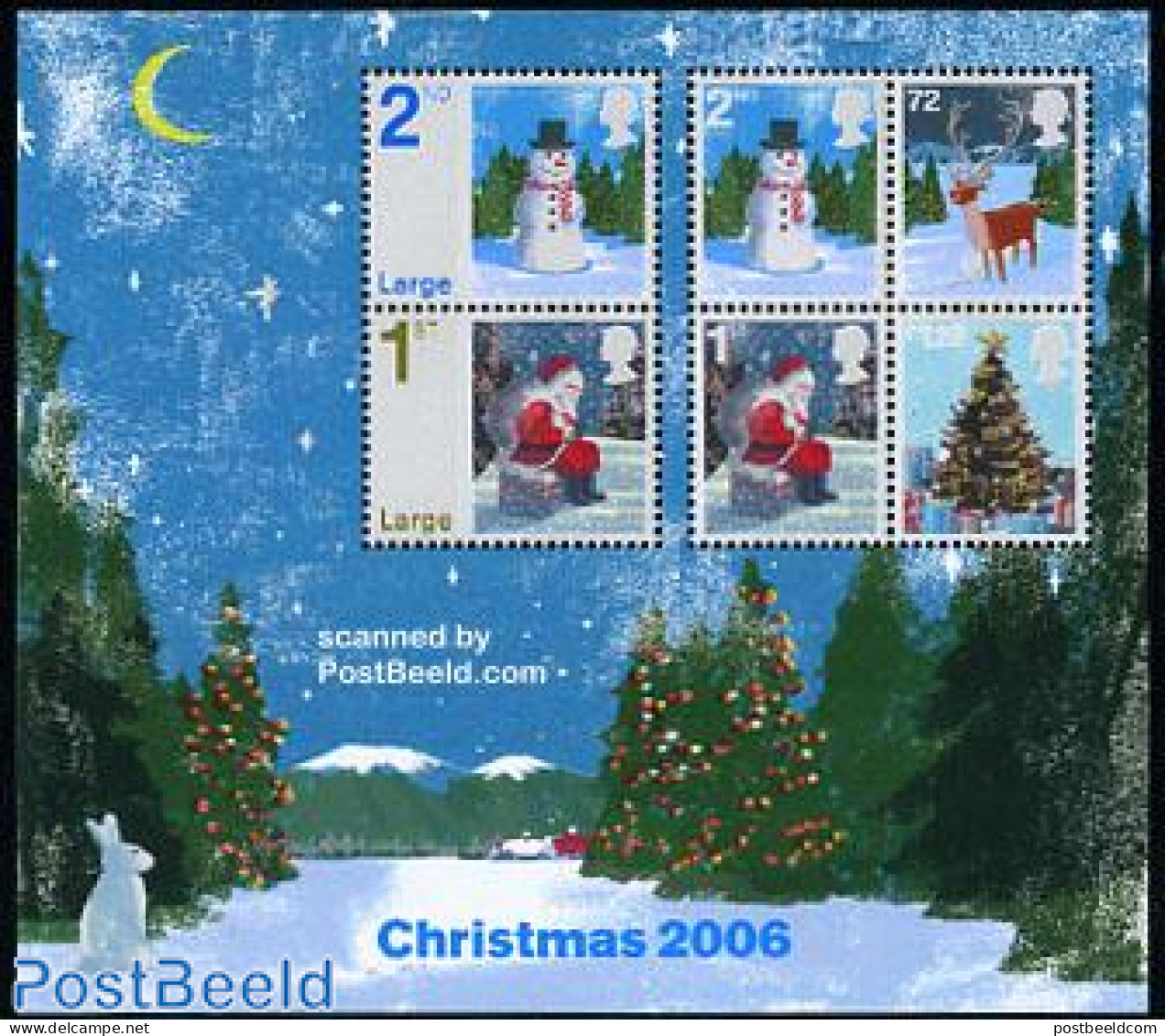 Great Britain 2006 Christmas S/s, Mint NH, Religion - Christmas - Ongebruikt