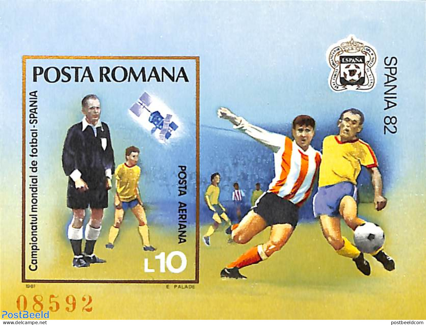 Romania 1981 World Cup Football S/s, Mint NH, Sport - Football - Sport (other And Mixed) - Ongebruikt