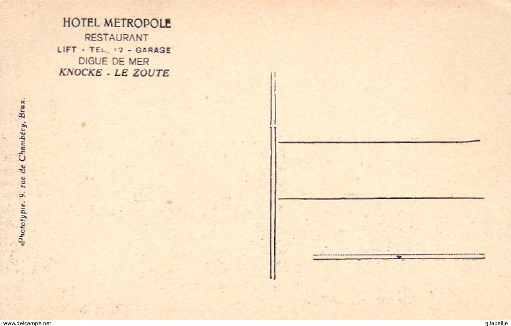 KNOKKE - KNOCKE Le ZOUTE - Tennis Courts - Knokke