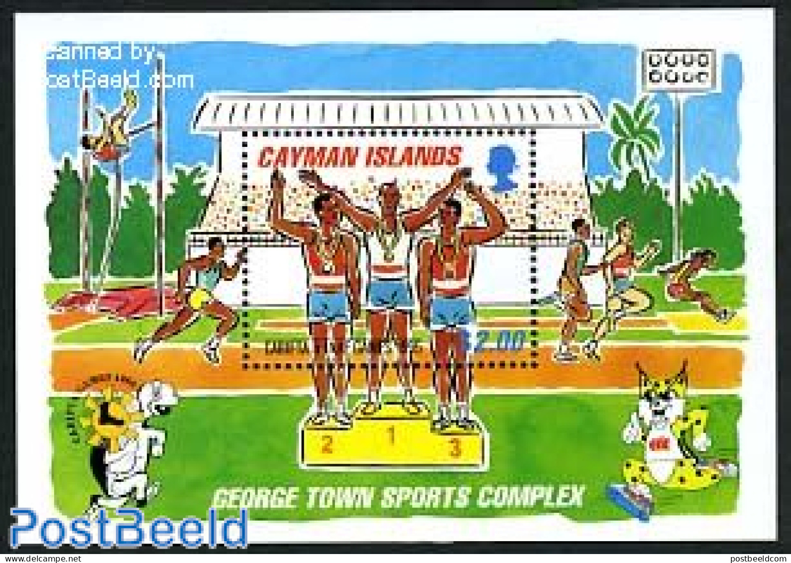 Cayman Islands 1995 Caribean Games S/s, Mint NH, Sport - Sport (other And Mixed) - Caimán (Islas)