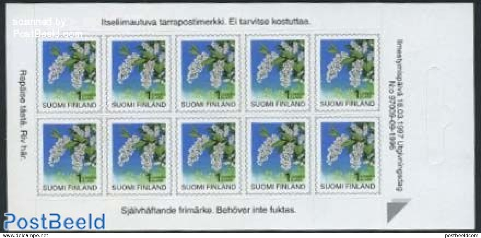 Finland 1997 Flowers M/s, Mint NH, Nature - Flowers & Plants - Nuovi