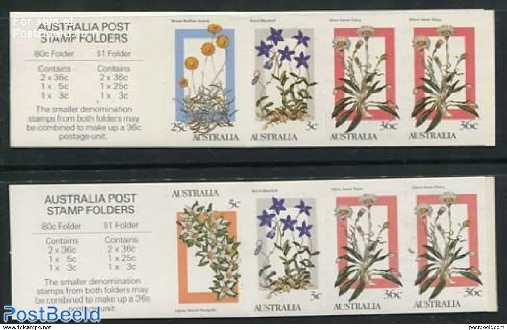 Australia 1986 Flowers 2 Booklets, Mint NH, Nature - Flowers & Plants - Stamp Booklets - Nuevos