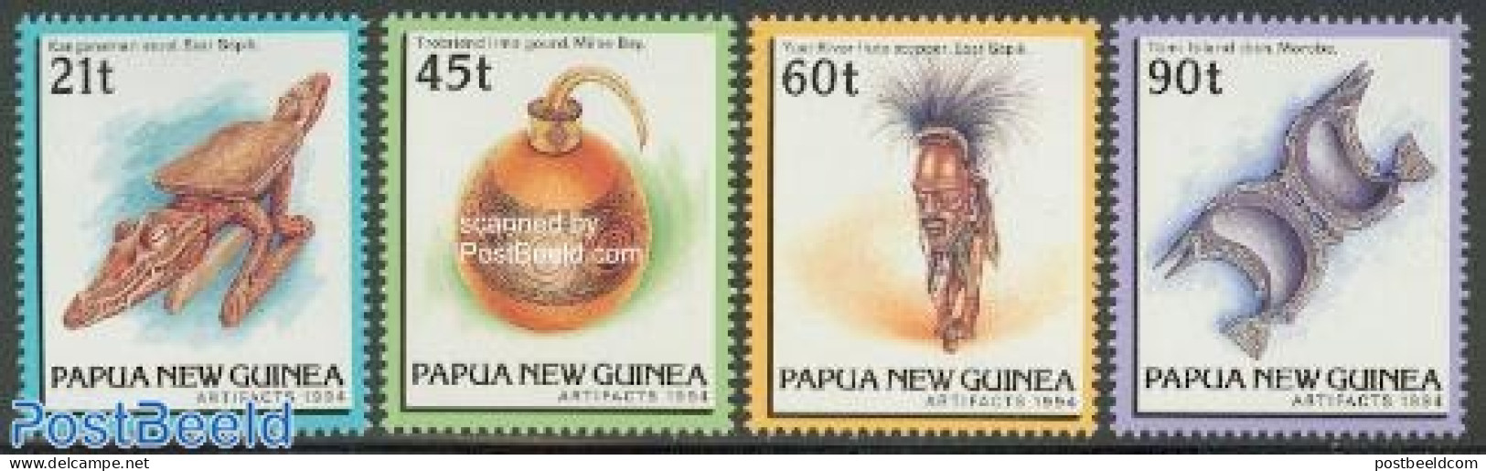 Papua New Guinea 1994 Handicrafts 4v, Mint NH, Art - Handicrafts - Papouasie-Nouvelle-Guinée