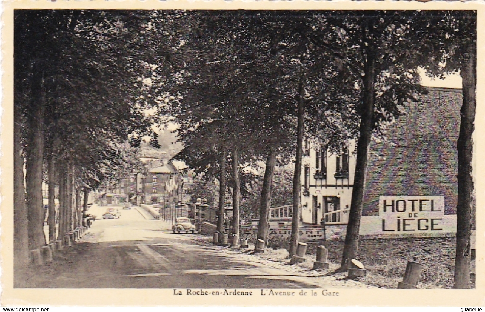 LAROCHE - La Roche-en-Ardenne - L'avenue De La Gare - Hotel De Liege - La-Roche-en-Ardenne