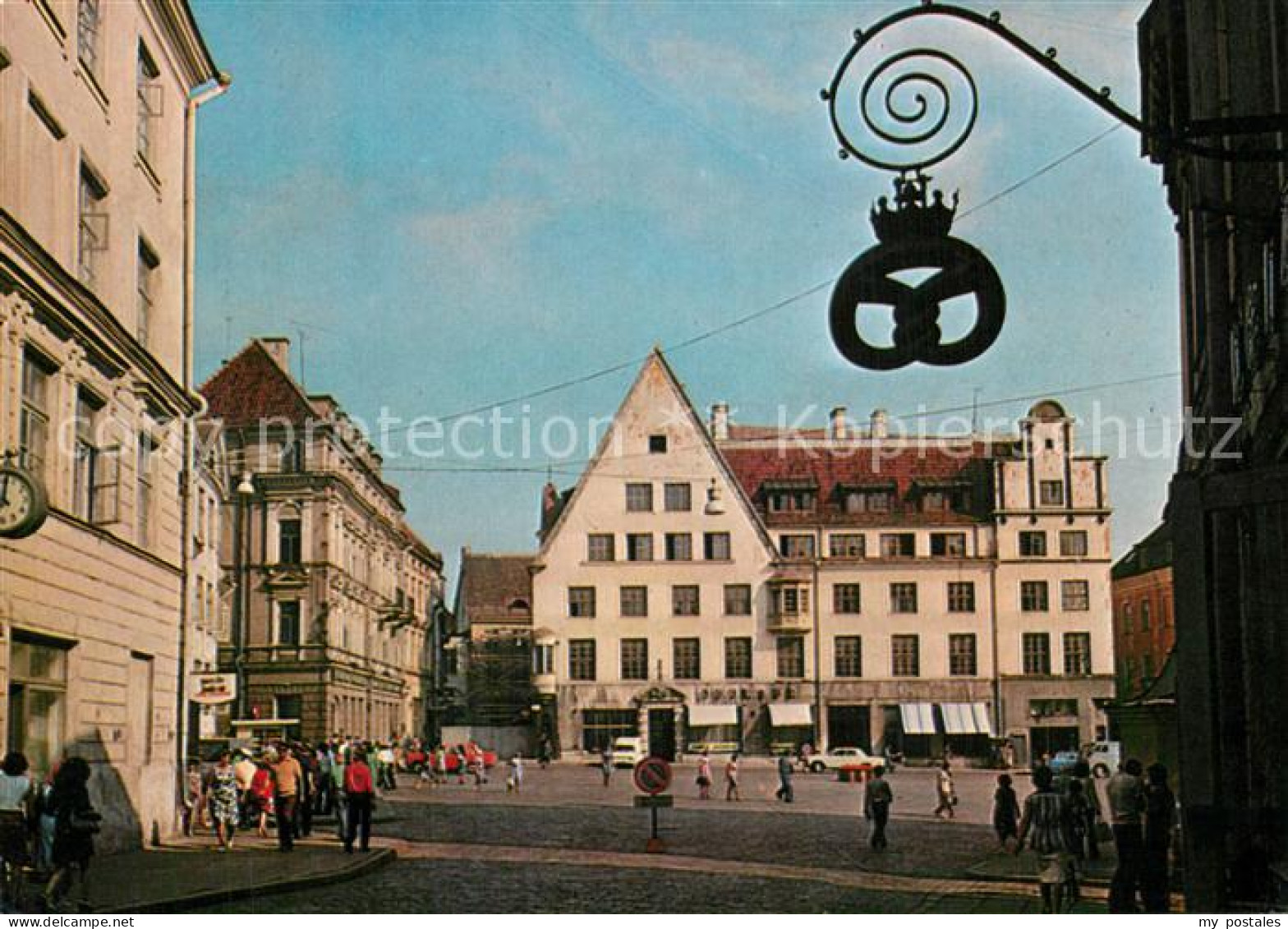 73590093 Tallinn Town Hall Square Rathausplatz Tallinn - Estland