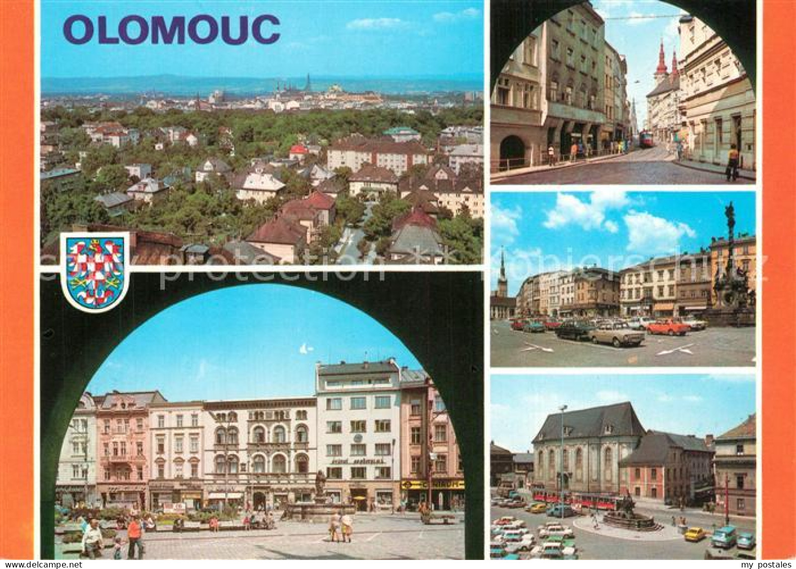 73590078 Olomouc Stadtpanorama Innenstadt Platz Denkmal Olomouc - Tchéquie