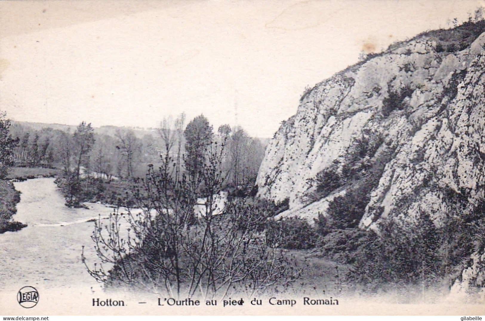 HOTTON S/OURTHE -  L'Ourthe Au Pied Du Camp Romain - Hotton
