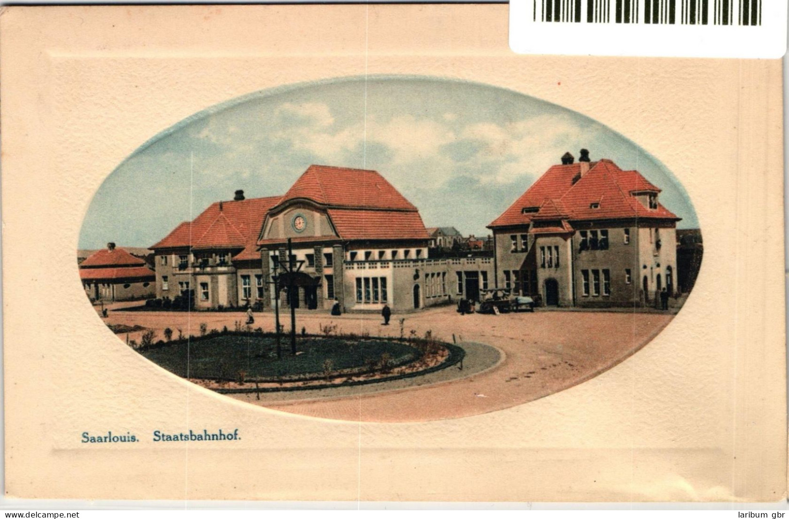 Saargebiet 113 Auf Postkarte Als Einzelfrankatur Saarlouis Staatsbahnhof #JG022 - Memelgebiet 1923