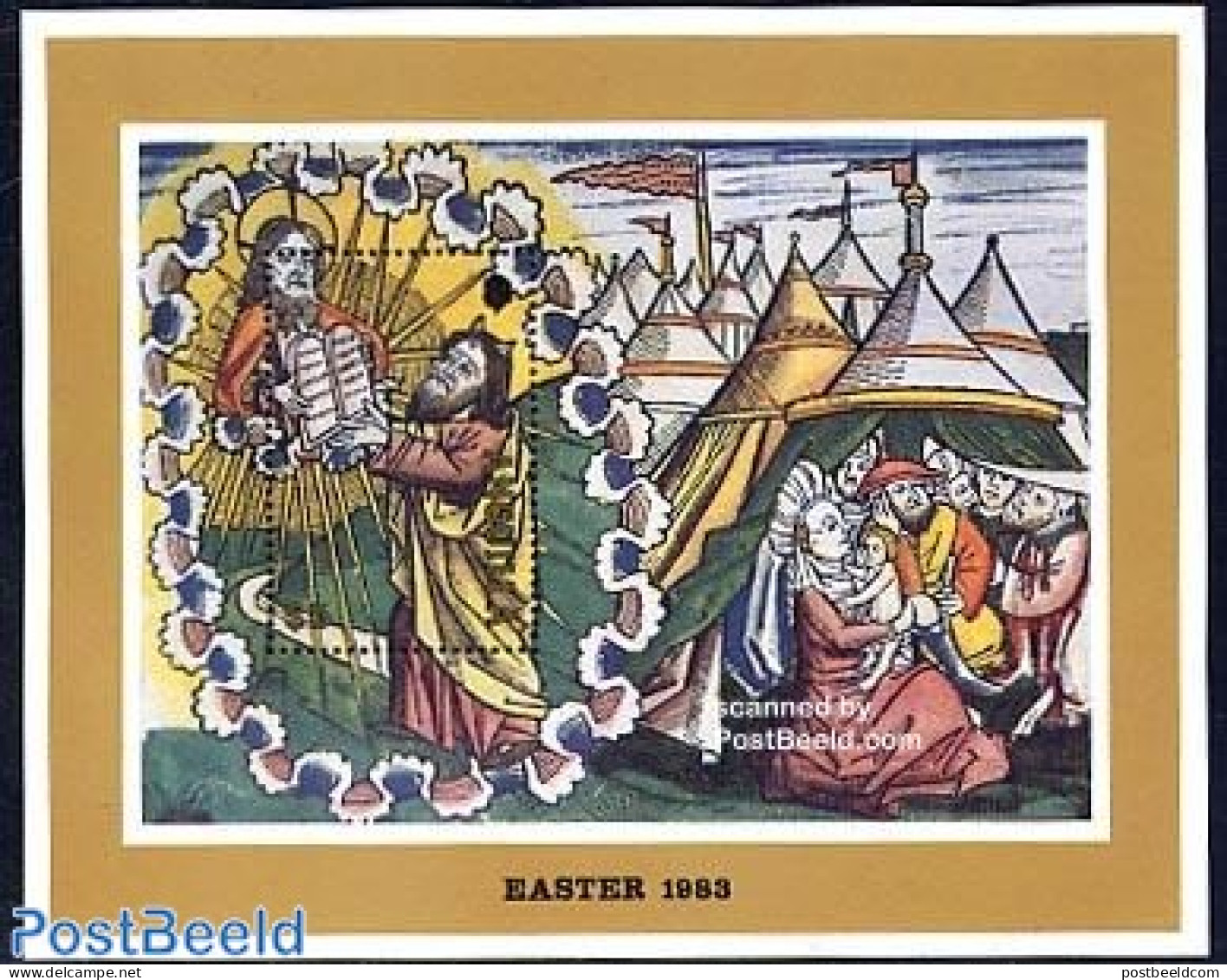 Anguilla 1983 Easter S/s, Mint NH, Religion - Bible Texts - Religion - Cristianesimo