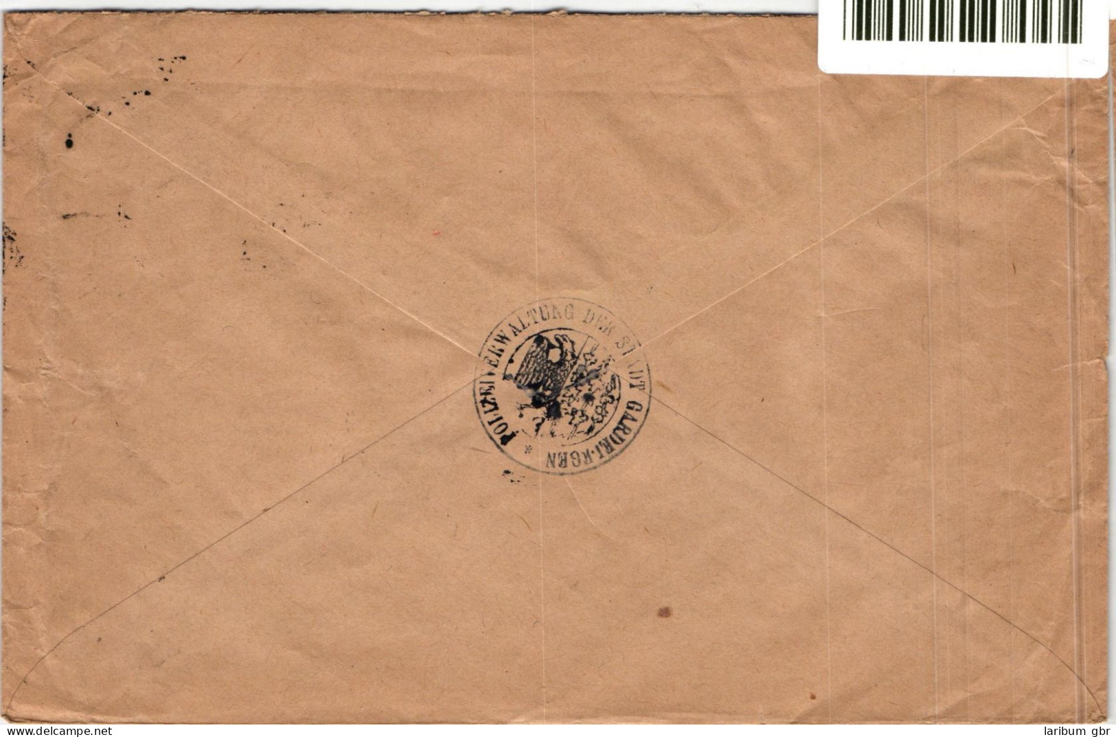 Deutsches Reich 376 Auf Brief Als Einzelfrankatur Portogerecht #JG032 - Other & Unclassified